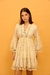 Vestido Curto Boho Bordado e Rendado - comprar online