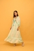 Vestido Longo Boho Estampa Étnica com Lurex