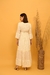 Vestido Longo Branco Boho Listrado com Leise - loja online