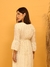 Imagem do Vestido Longo Branco Boho Listrado com Leise