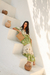 Vestido Longo Verde Boho Premium com Renda e Lurex - comprar online