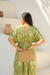 Imagem do Vestido Longo Verde Boho Premium com Renda e Lurex
