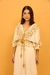 Vestido Longo Boho Branco com Lurex e Aplique de Perolas - comprar online