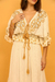 Vestido Longo Boho Branco com Lurex e Aplique de Perolas na internet