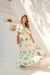 Vestido Longo Boho Branco com Espelhos e Bordado