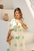 Vestido Longo Boho Branco com Espelhos e Bordado - comprar online