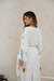 Imagem do Vestido Longo Boho Branco com Bordados Coloridos
