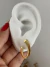 Brinco Curve Banhado a Ouro 18k - comprar online