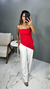Calça Pantalona Marrant com Vinco - Branco