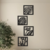 Cuadro Decorativo Hojas Tropicales Mdf Pack x 4 unidades Deco en internet