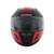 Casco Honda Solid Black & Red Rebatible en internet
