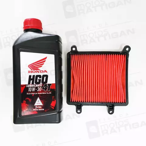 Kit Service completo Honda XR190L Aceite y Filtro Original