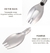 X6 Cuchara/Tenedor Sorbete - tienda online
