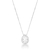 Colar Ponto de Luz Gota Cravejada - Cristal - comprar online