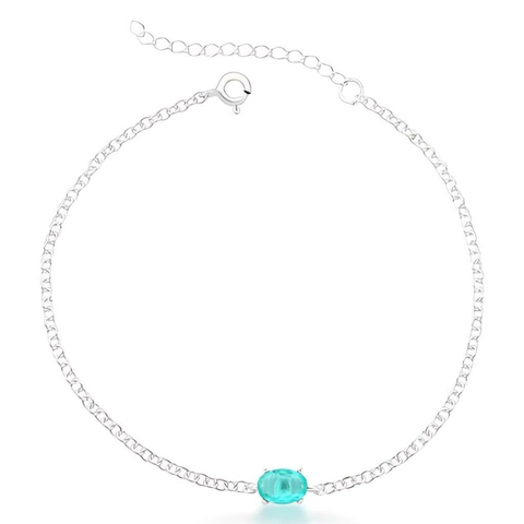 Pulseira Oval em Pedra Turmalina - comprar online