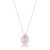 Colar Ponto de Luz Gota Rosa Cravejada - comprar online