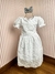 Vestido de Laise Branco - Mamãe Escolhe