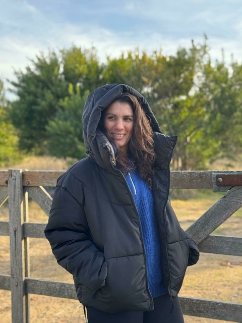 Campera puffer con corderito - comprar online