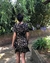Vestido corto cruzado - comprar online