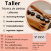 Taller de masaje de piedras calientes