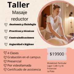 Taller de masaje reductor