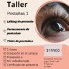 Taller de lifting y permanente de pestañas