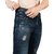 Calça Skinny Jeans Destroyed com Pigmento - Holding Power e Estilo - Cotricase