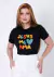 T-SHIRT FEMININA - JESUS ME AMA - COR PRETO - comprar online