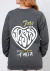 Imagem do MOLETOM RAGLAN - PERMANECEI NO MEU AMOR - COR CHUMBO