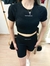 Conjunto Manguinha Short Canelado na internet