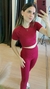 Conjunto Calça poliamida no canelado - loja online