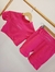 Conjunto Manguinha Short Canelado - loja online
