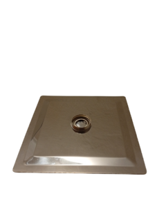 Flor de ducha cuadrada 20 cm de acero inoxidable - comprar online