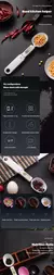 Colher de pesagem digital Eletrônica | Várias opções de cores - loja online