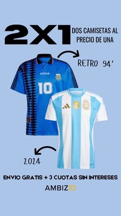 2X1 CAMISETA RETRO `94 Y EDICION 2024!