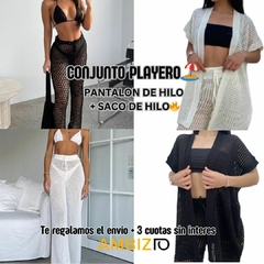 Conjunto playero de hilo