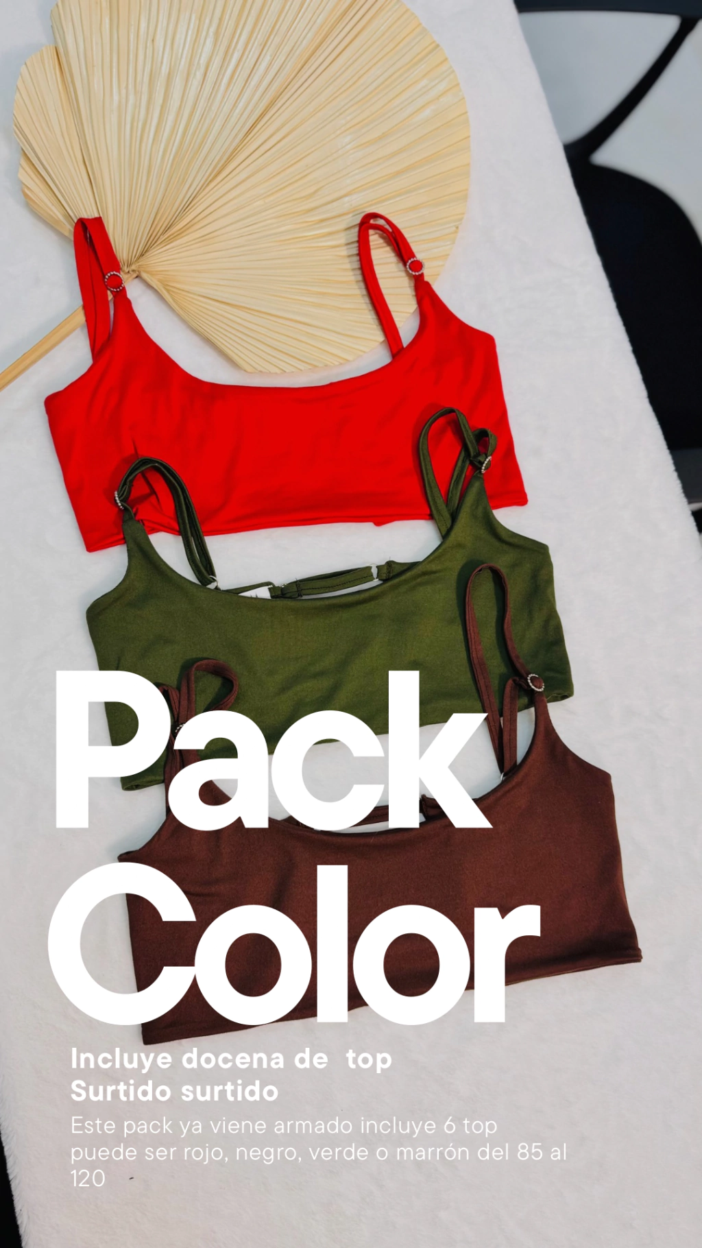 Pack Top Color x6