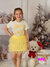 Conjunto Três Marias Amarelo | Menina Blogueirinha - Madel Kids | "Sempre blogueira”