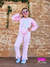 Conjunto de Malha Crepe com Calça Fler Rosa - Menina Jordão - Madel Kids | "Sempre blogueira”