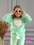 Conjunto Pipokinha Verde - Menina Pipokinha - Madel Kids | "Sempre blogueira”