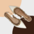 Slingback Spike Branco e Creme - comprar online