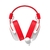 Headset Gamer Branco e Vermelho Red Havit H2002D - EletroYou