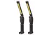 Lanterna portátil Fold LED, Forte magnética COB trabalhando luz, Tipo C recarr - W e A Produtos importados 