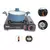 Fogareiro Portatil BFH2697 uma Boca Fogão a Gás com Maleta Camping Viagem Best