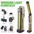 Lanterna portátil Fold LED, Forte magnética COB trabalhando luz, Tipo C recarr - W e A Produtos importados 