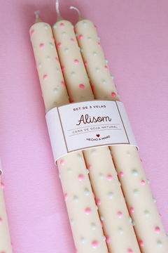 VELAS CONFETTI PACK X3 - comprar online
