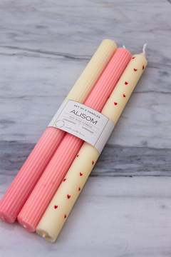 VELAS ROSÉ PACK X3 - comprar online