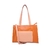 Cartera Bicolor Zaphir Simil Cuero