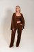KIMONO VISCOLINHO -MARROM - Aline Krause Brand