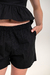 SHORT TRICOLINE - PRETO - Aline Krause Brand